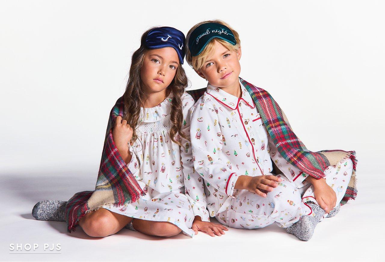 Good Night by Janie and Jack. Merry Good Dreams. To all a good night in our matching PJs and festive prints. Shop PJs.